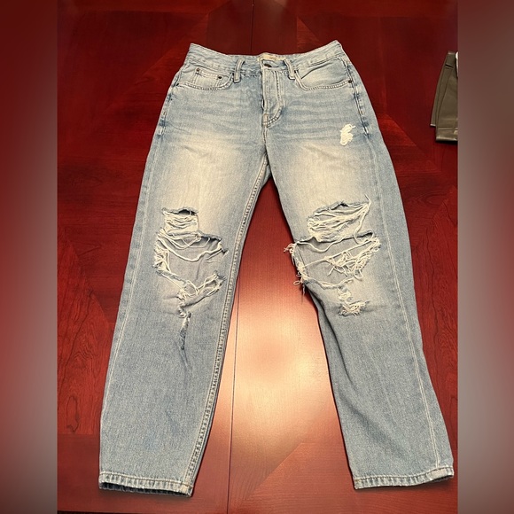 TopShop Moto Distressed Denim - Picture 3 of 7